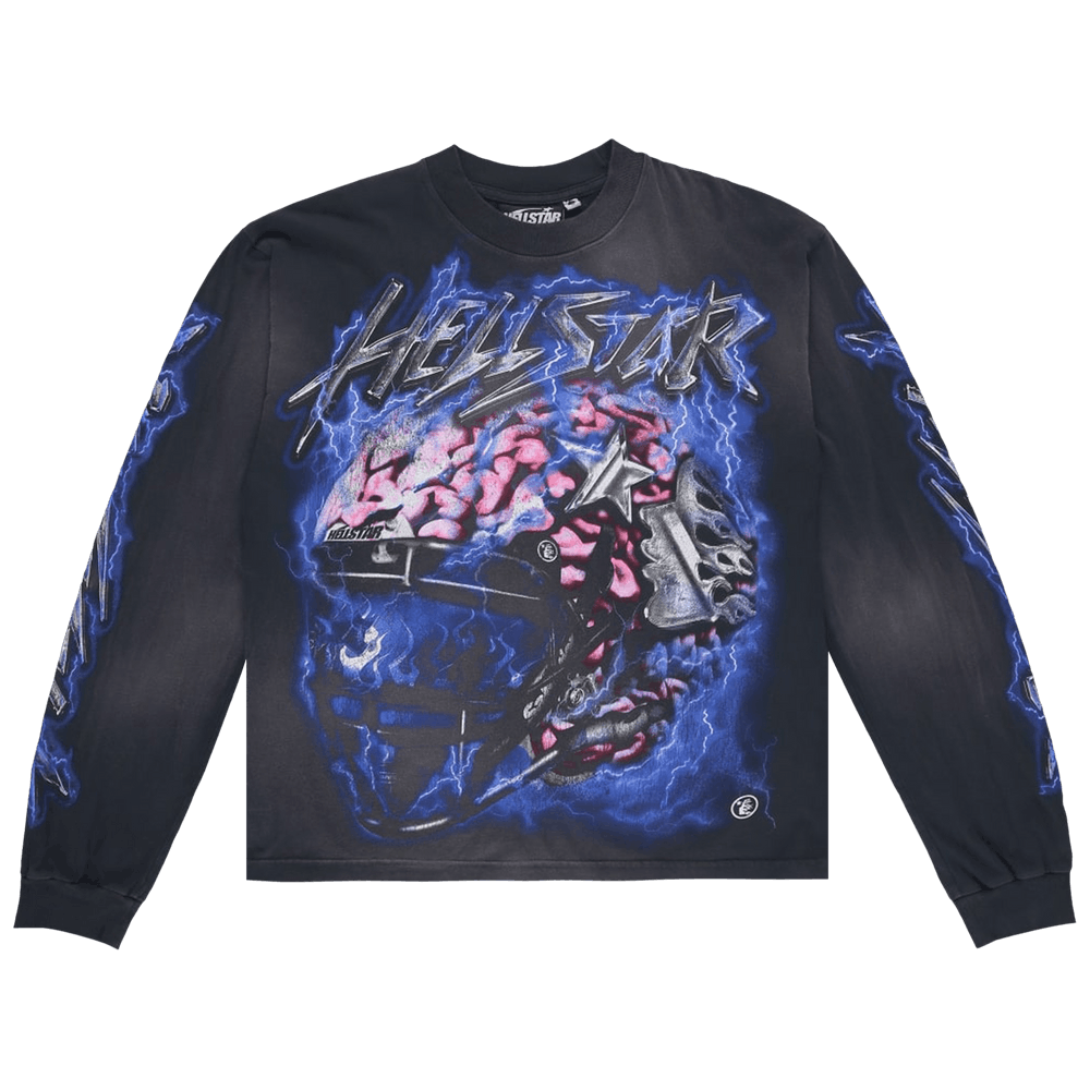 Hellstar Powered By The Star L/S Tee Black