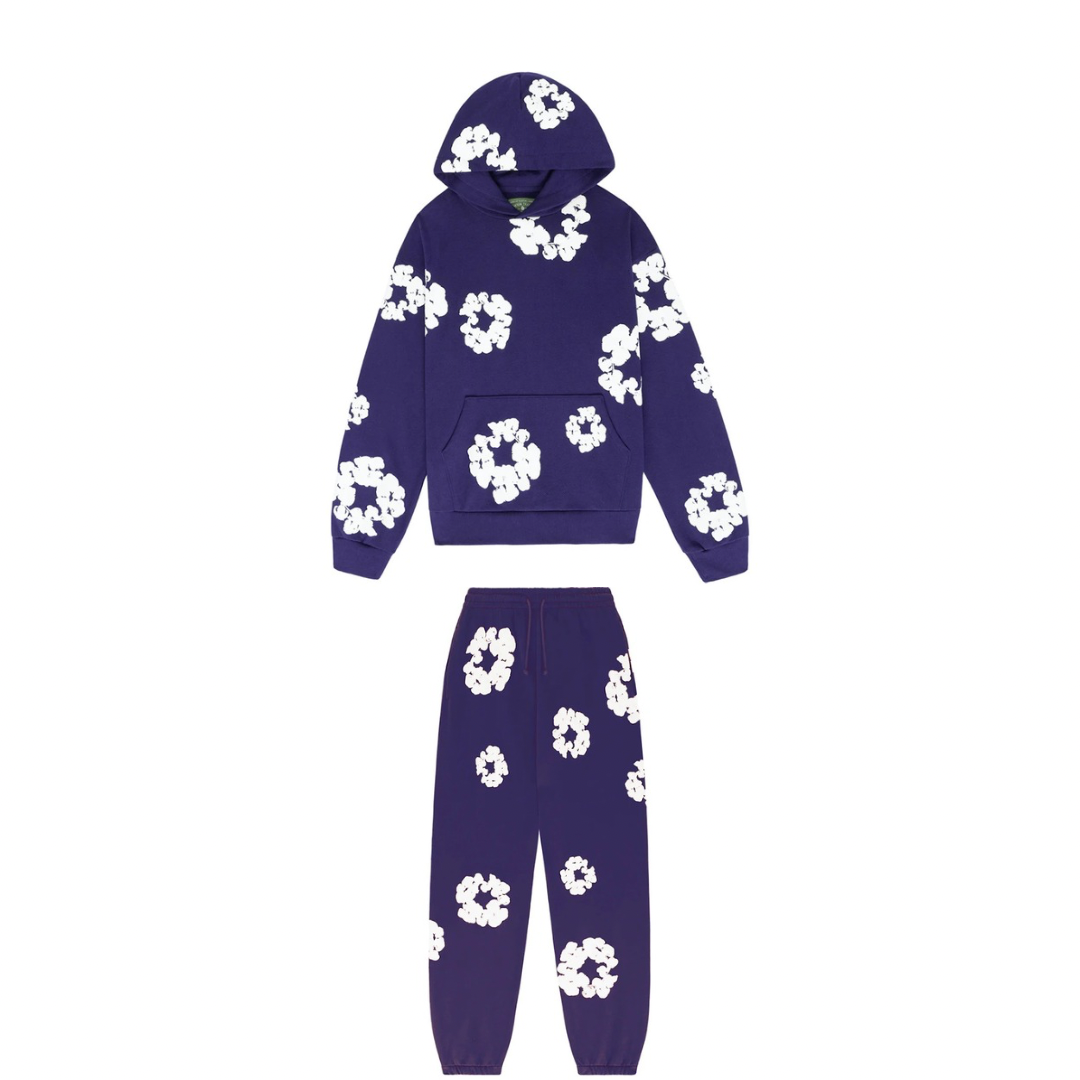 Denim Tears The Cotton Wreath Tracksuit Purple