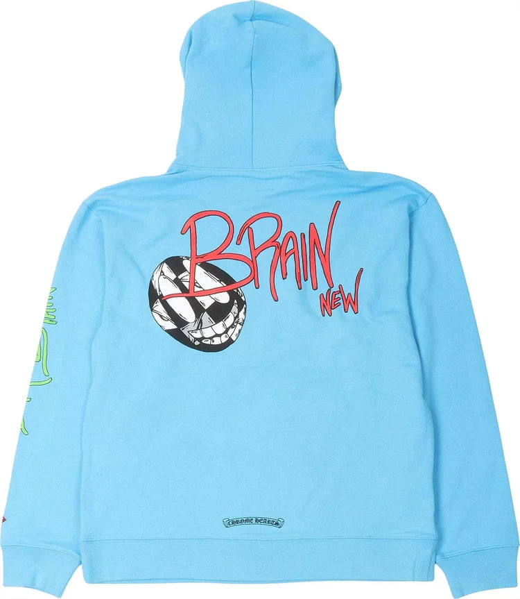 Chrome Hearts Matty Boy Brain Hoodie 'Blue'