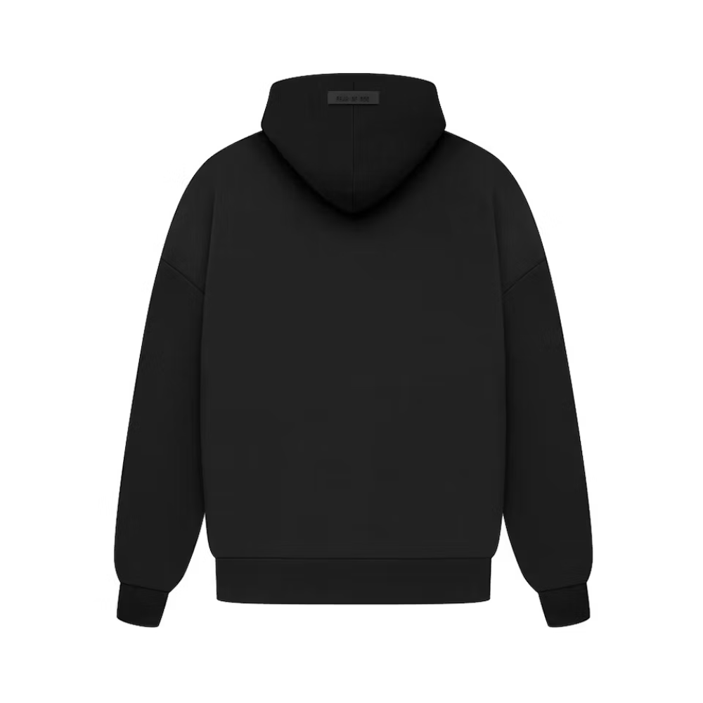 Fear of God Essentials Arch Logo Hoodie Jet Black