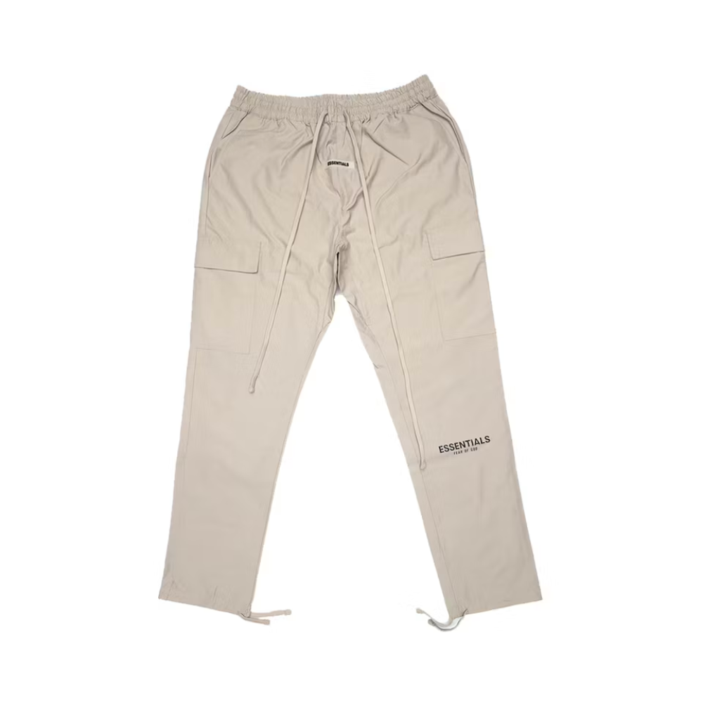 Fear of God Essentials Nylon Cargo Pants Tan