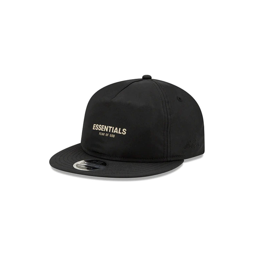 Casquette Fear of God Essentials New Era 9Fifty Retro Crown A-Frame Noir