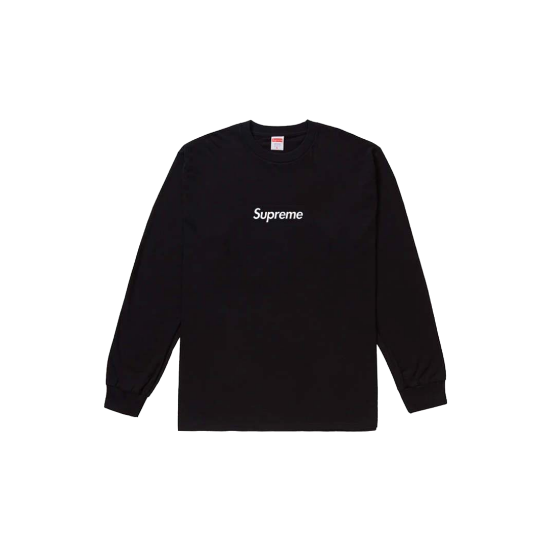 Supreme Box Logo L/S Tee Black