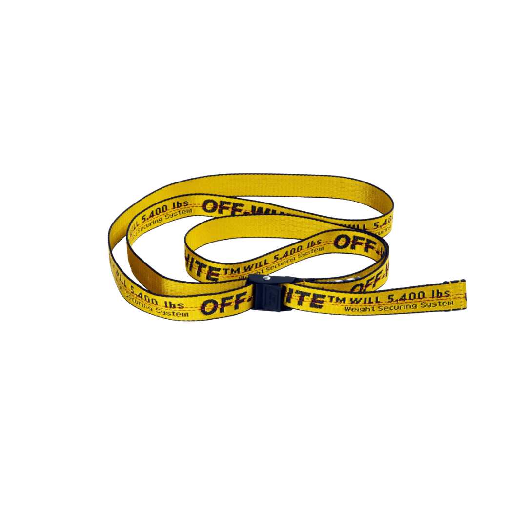 OFF-WHITE Mini Industrial Belt (SS19) Yellow/Black
