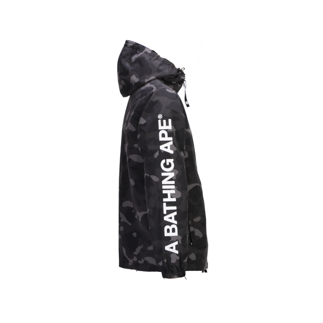 BAPE Windbreaker Jacket FW18 Camo Black
