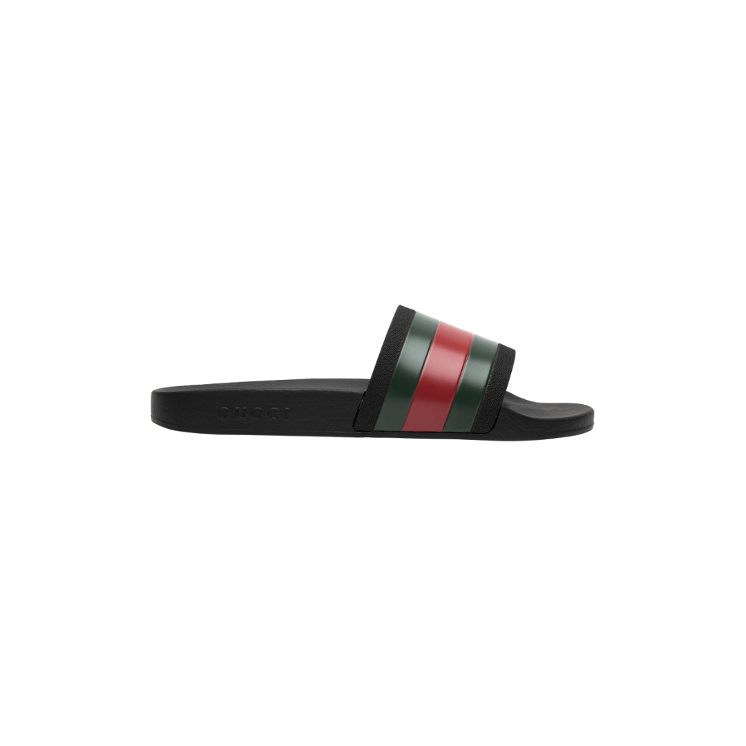 Claquettes Gucci Pursuit noires