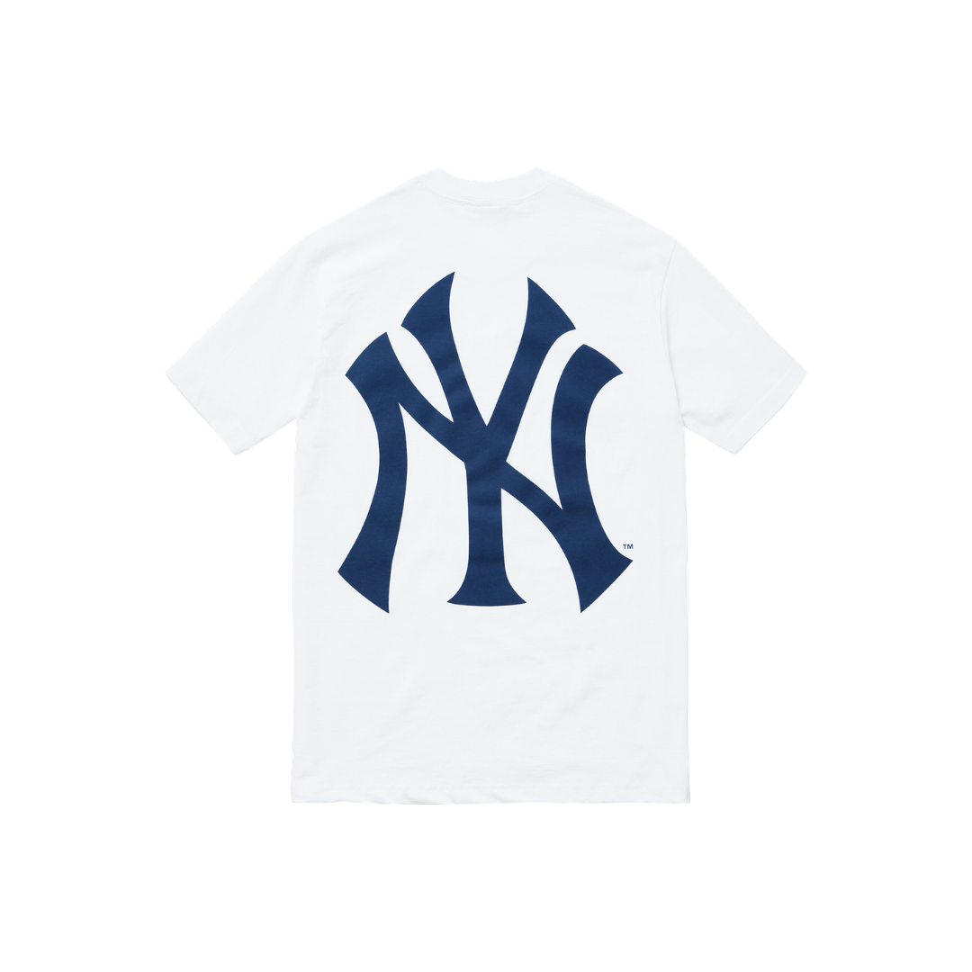 Supreme New York Yankees Box Logo Tee - White