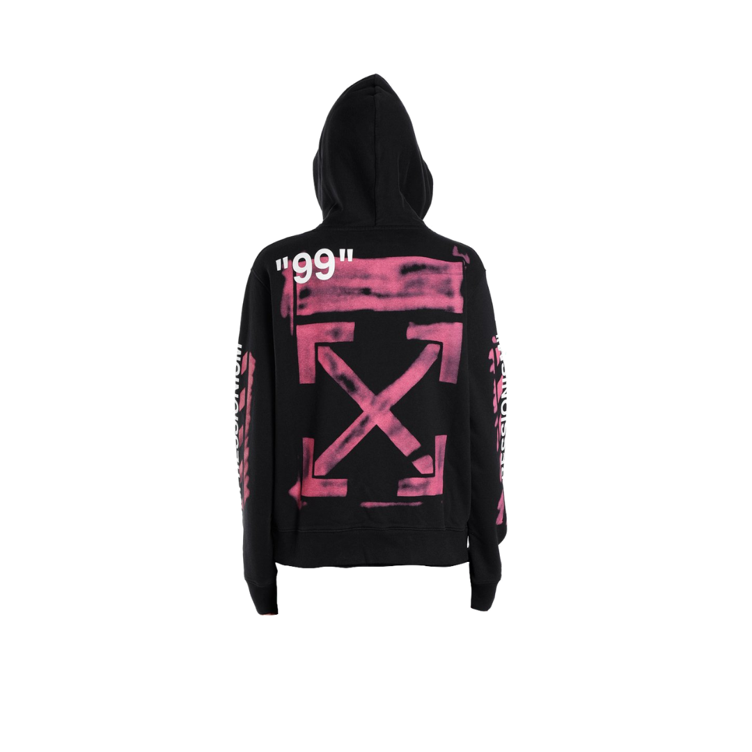 Sweat à Capuche Off White Rose Red Arrows "99" - Noir