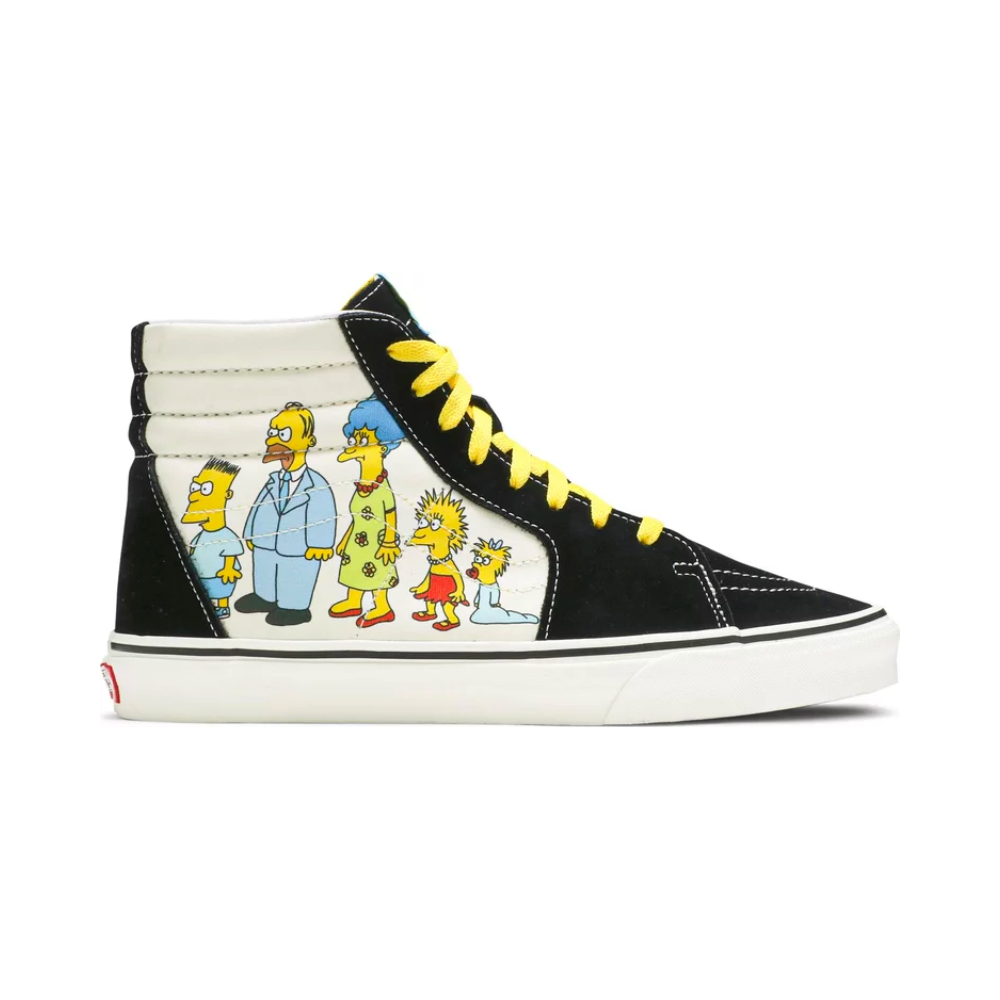 US 10.5 - Vans Sk8-Hi The Simpsons Family Portrait