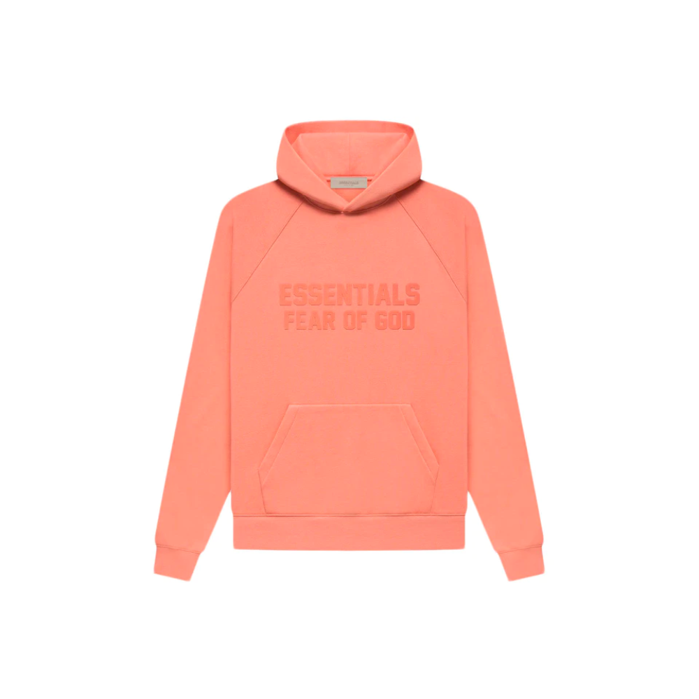 Sweat à Capuche Fear of God Essentials Corail