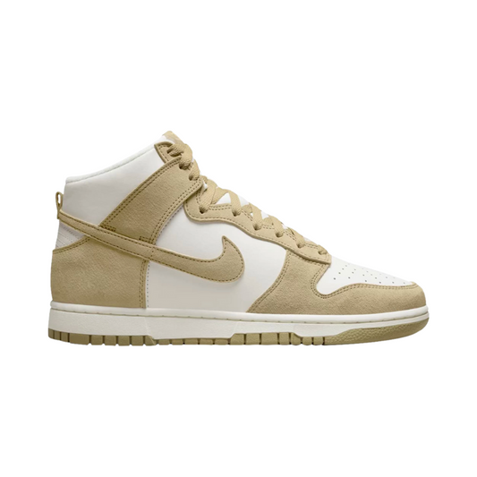 Nike Dunk High Tan Suede White