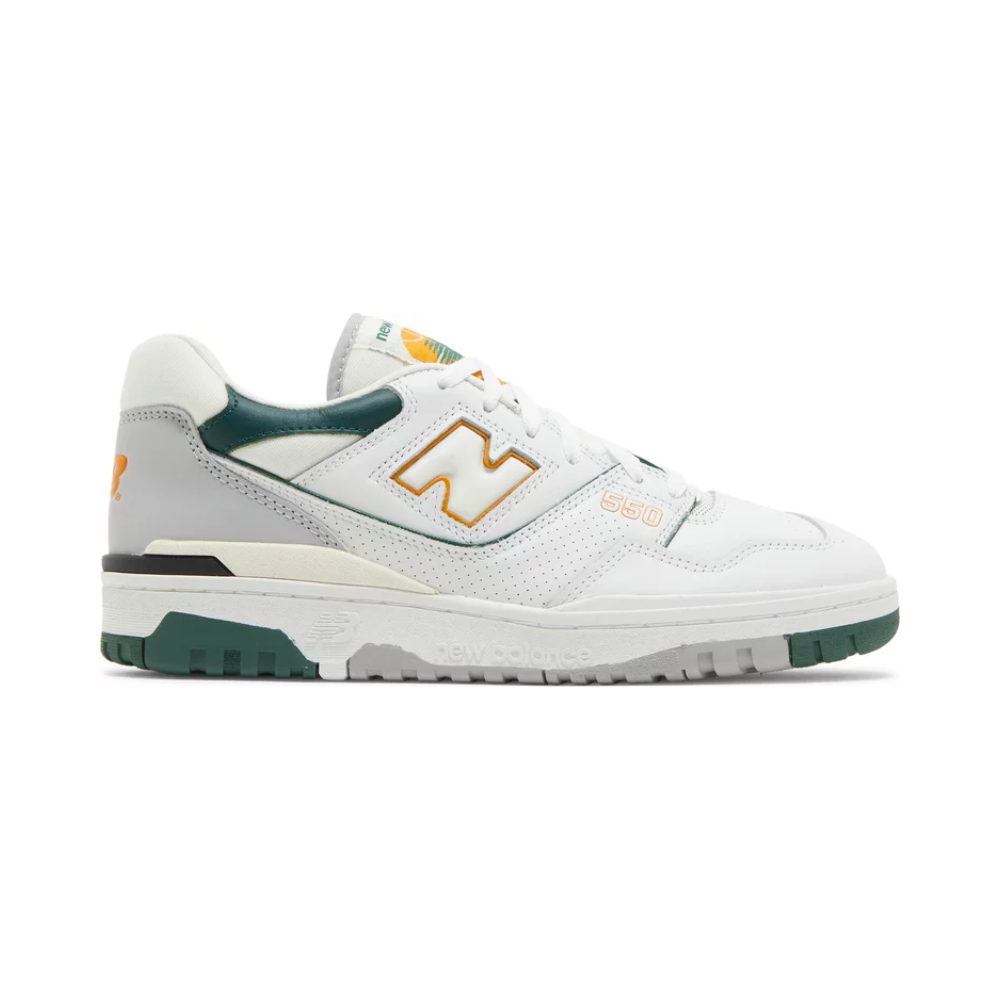 New Balance 550 White Nightwatch Green