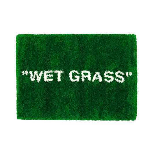 Virgil Abloh x IKEA MARKERAD "WET GRASS" Rug 195x132 CM Green