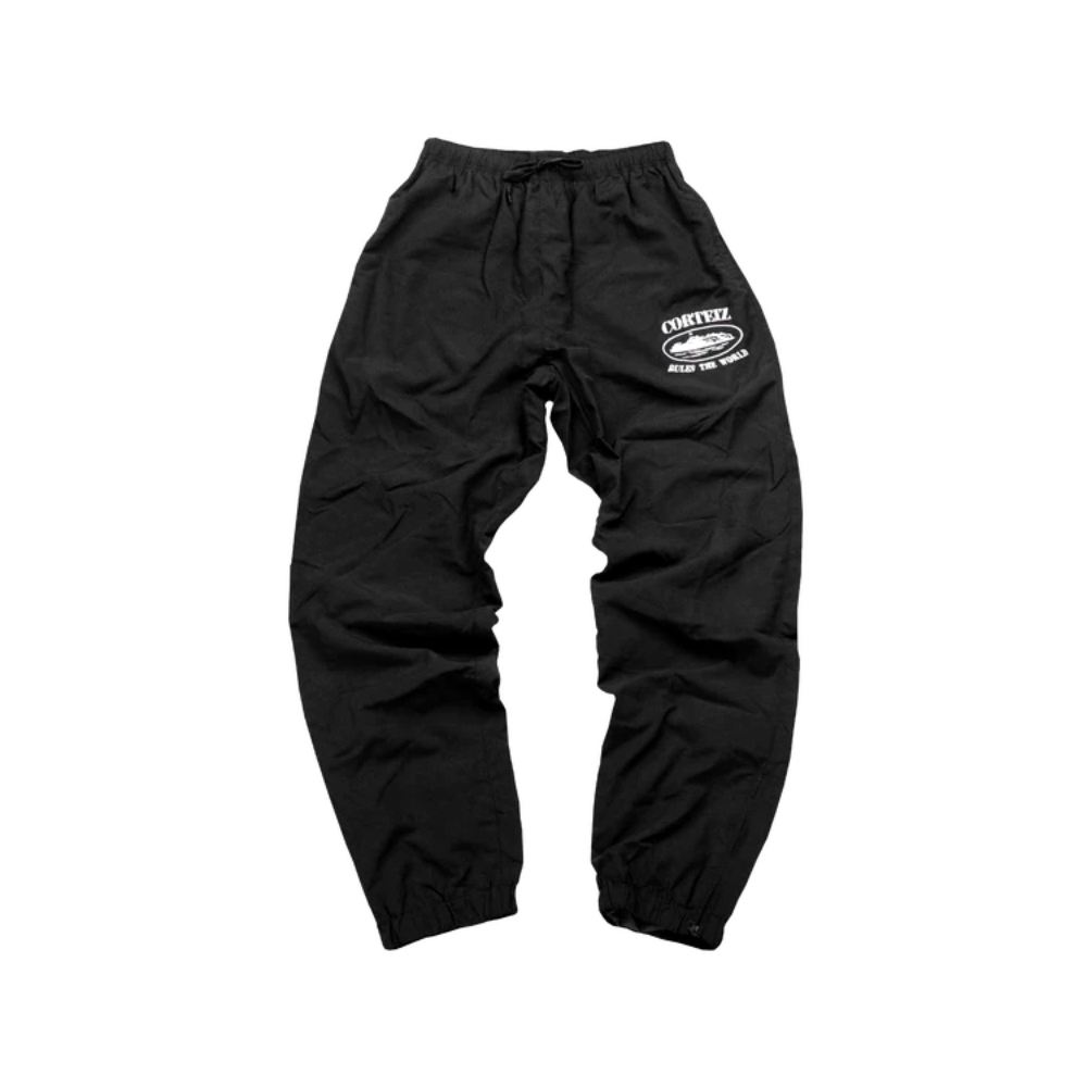 Corteiz Shukushuku Bottoms Black