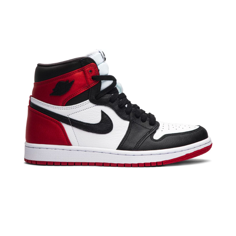 Jordan 1 Retro High Satin Black Toe (W)