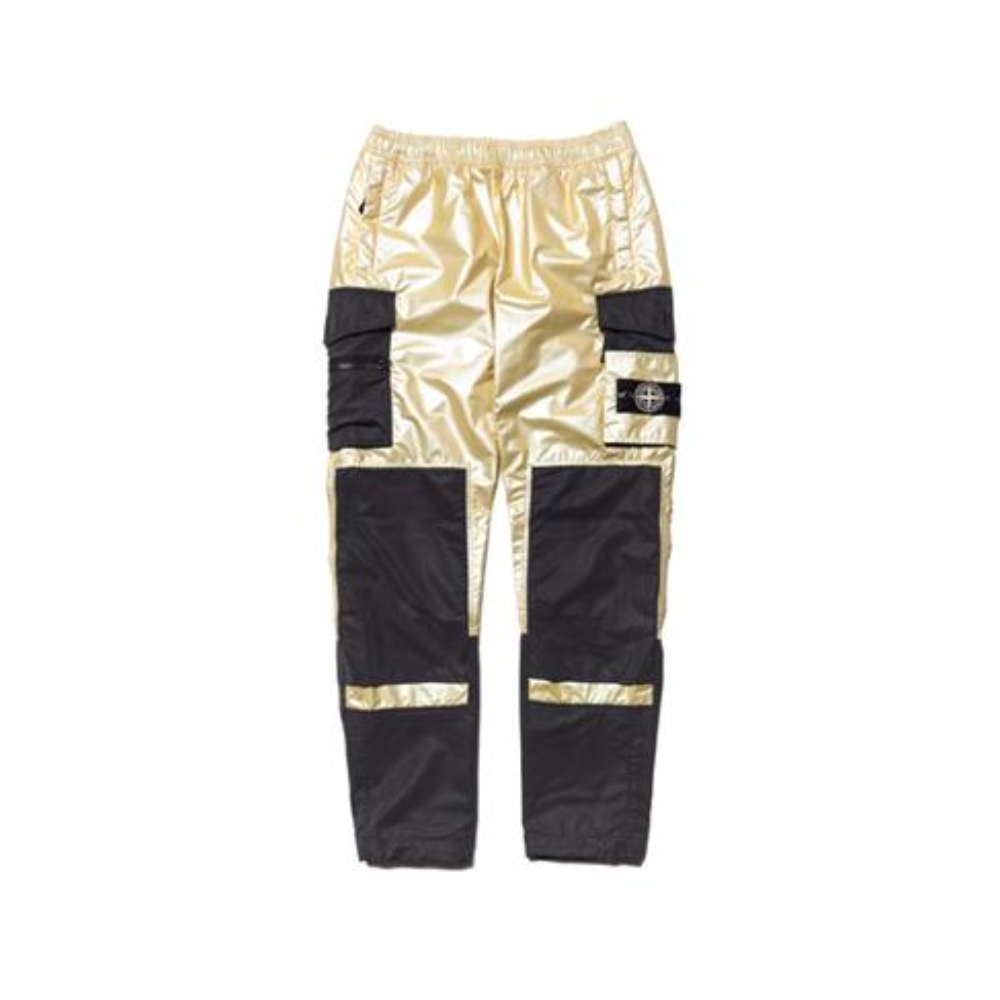 Stone Island Iridescent Coating Tela With Reflex Mat Pants - Grano