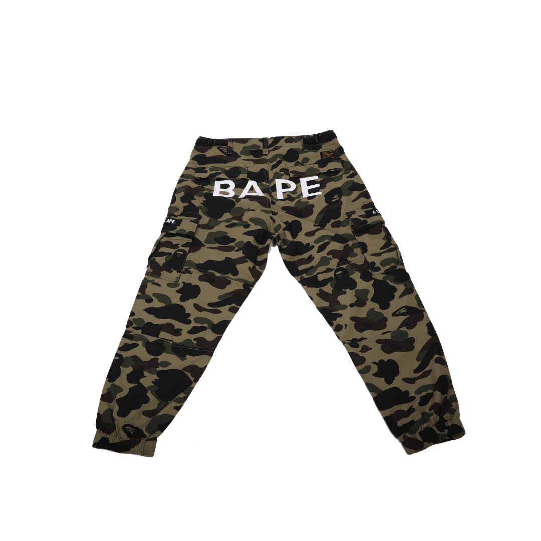 BAPE 1st Camo Slim 6 Pocket Jogger Pants Green