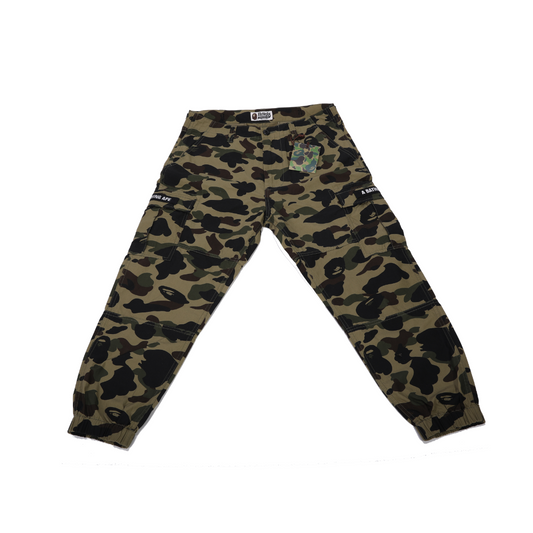 BAPE 1st Camo Slim 6 Pocket Jogger Pants Green