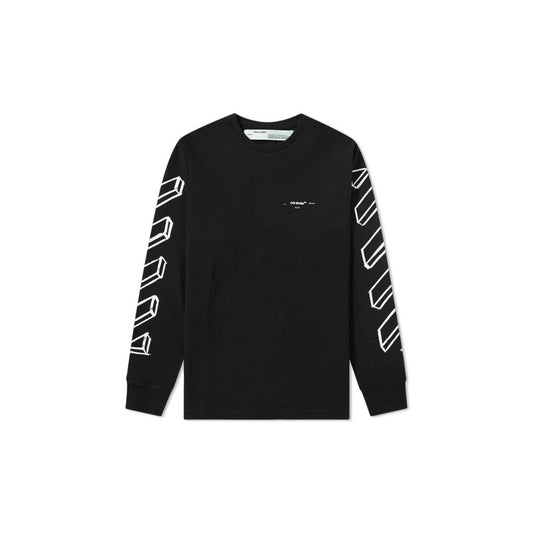 Off-White Long Sleeve Diagonal Marker Arrows - Black & White