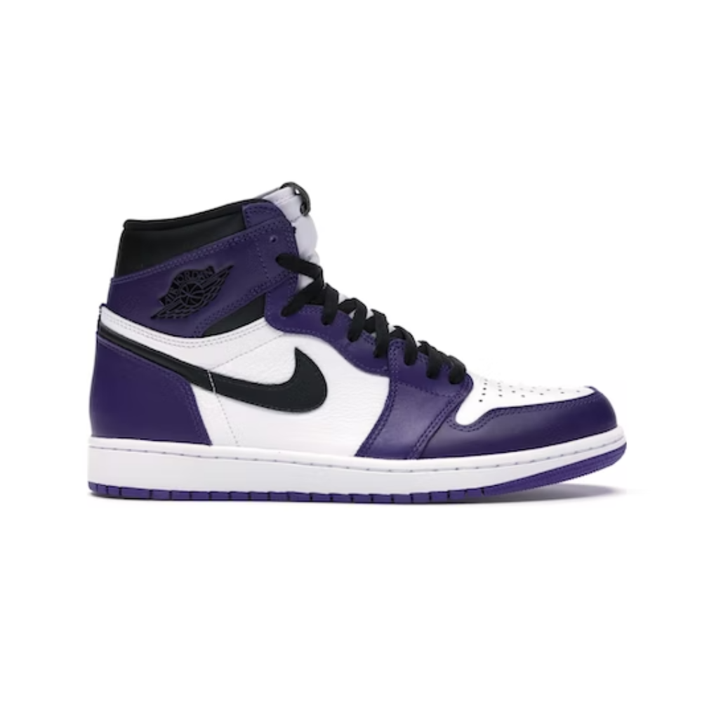 Jordan 1 Retro High Court Violet Blanc