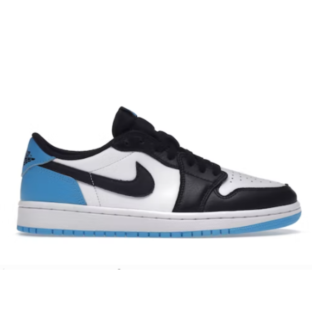 Jordan 1 Low Black Dark Powder Blue (W)