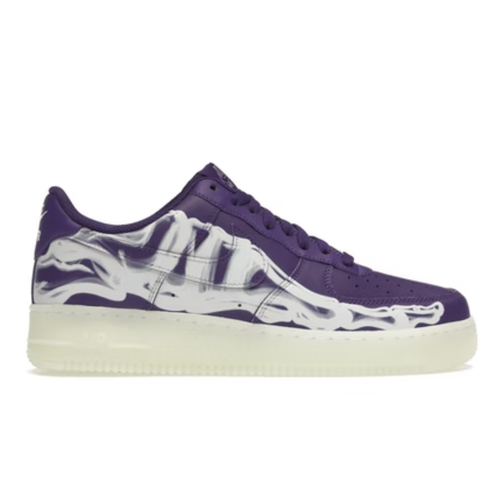Nike Air Force 1 Low '07 QS Violet Squelette Halloween (2021)
