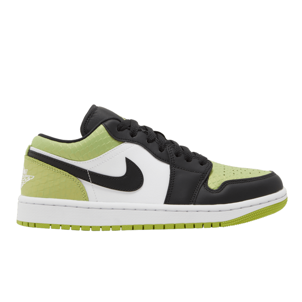 Jordan 1 Low Snakeskin Vivid Green (W)
