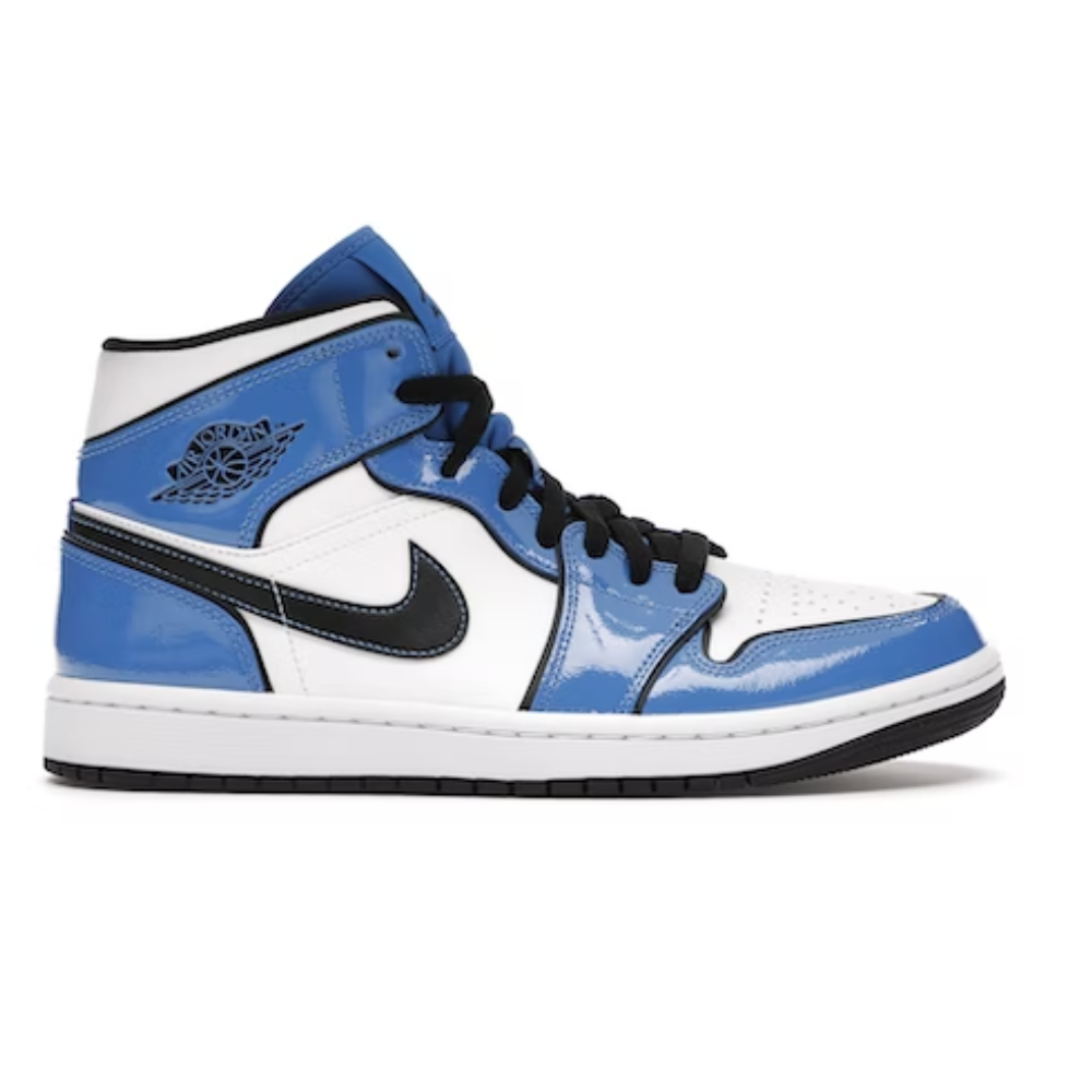 Jordan 1 Mid Signal Blue