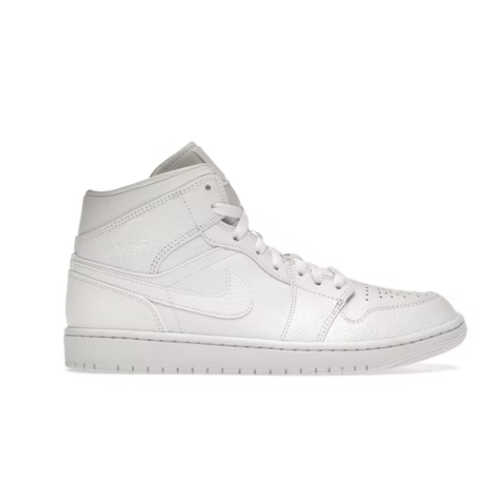 Jordan 1 Mid Triple White 2.0 (2020)