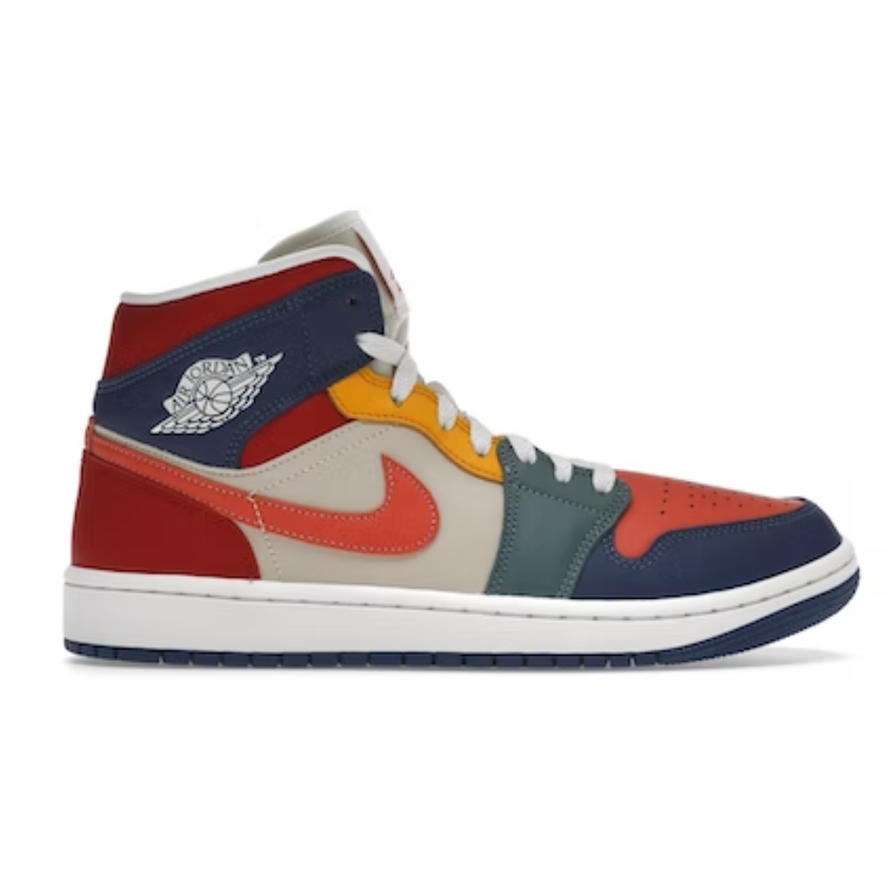 Jordan 1 Mid Multicolore (2022) (F)