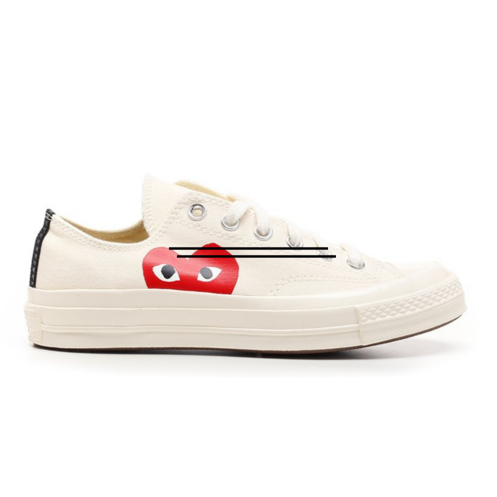 Converse Chuck Taylor All-Star 70s Ox Comme des Garcons PLAY - White