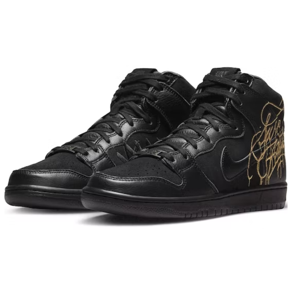 Nike SB Dunk High FAUST Black Gold