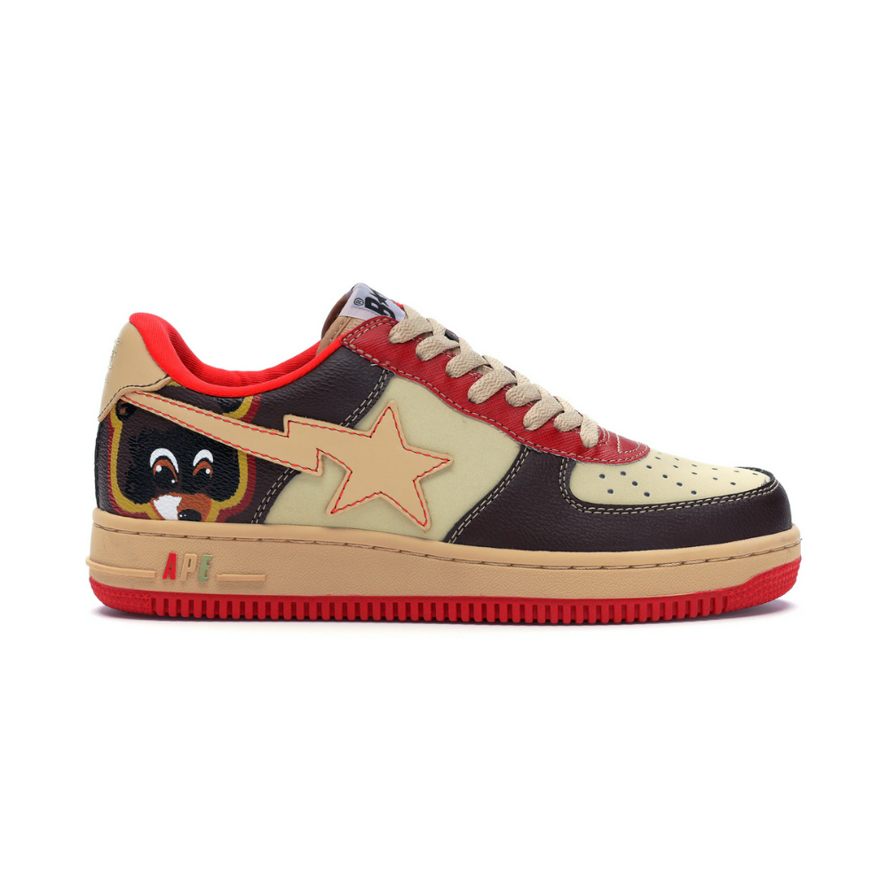 A Bathing Ape Bape Sta Low Abandon du collège de Kanye West