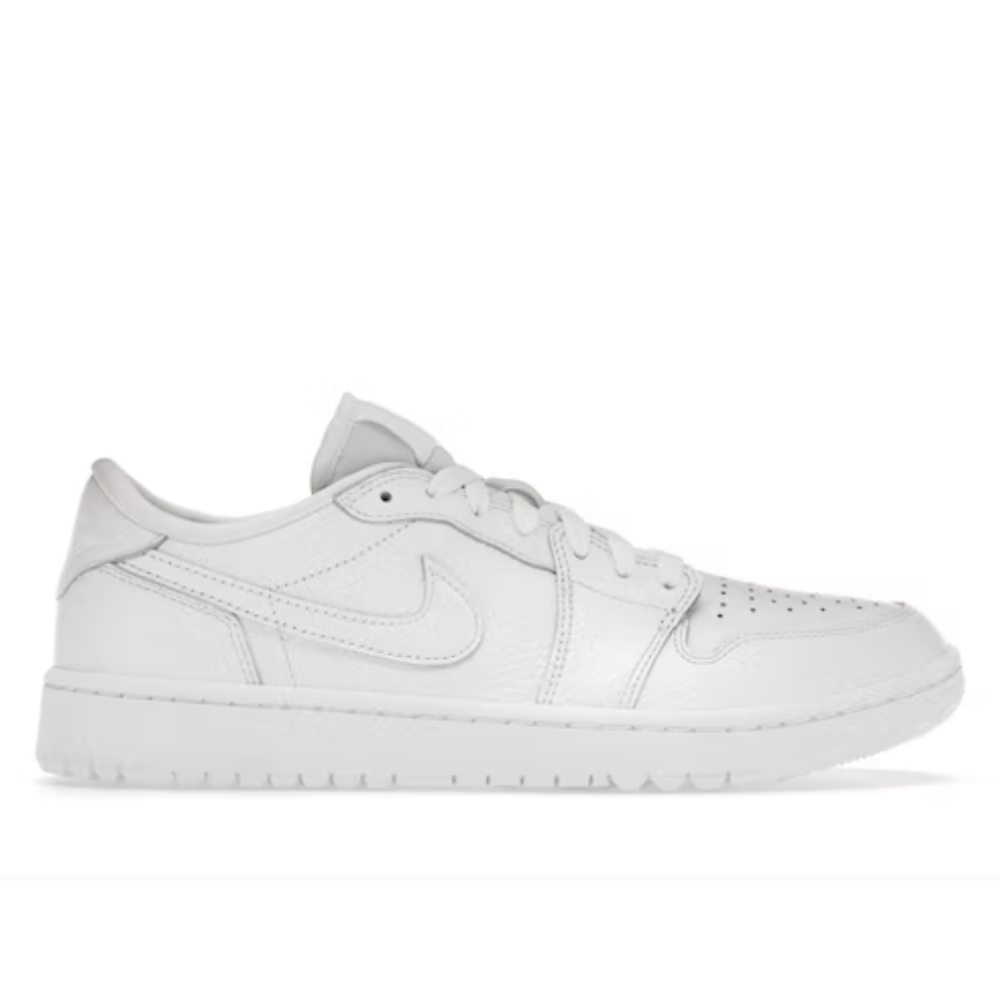 Jordan 1 Retro Low Golf Triple Blanc