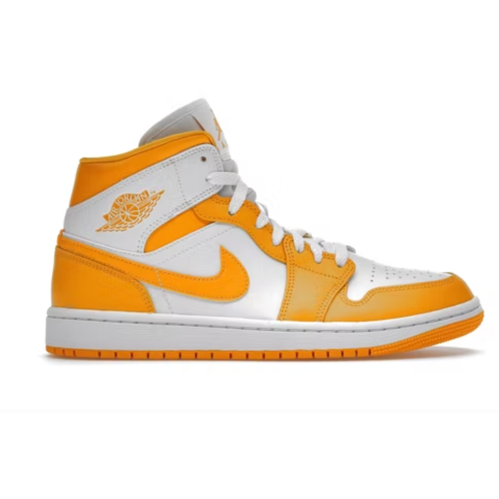 Jordan 1 Mid White University Gold (W)