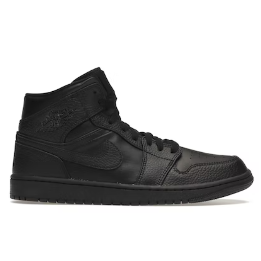 Jordan 1 Mid Triple Black
