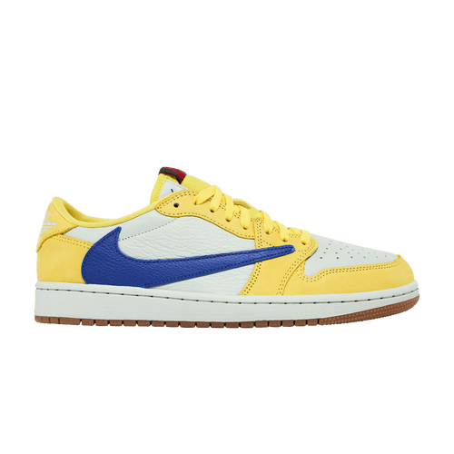 Jordan 1 Retro Low OG SP Travis Scott Canary (Women's)-DZ4137-700
