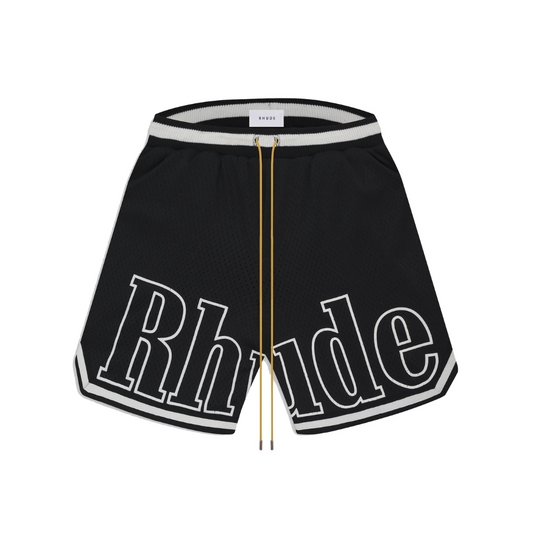Rhude Court Logo Shorts Men's Black
