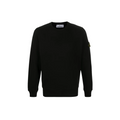 Stone Island Long Sleeve Logo Patch Hoodie SS20 - Black