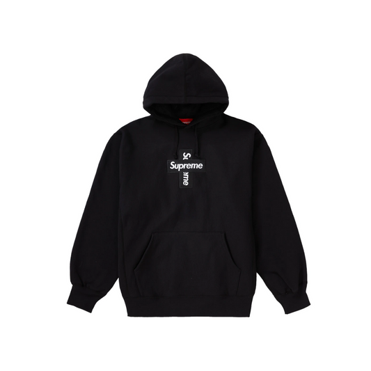 Sweat à Capuche Supreme Cross Box Logo Noir