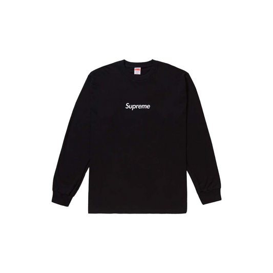 T-shirt manches longues Supreme Box Logo - Noir