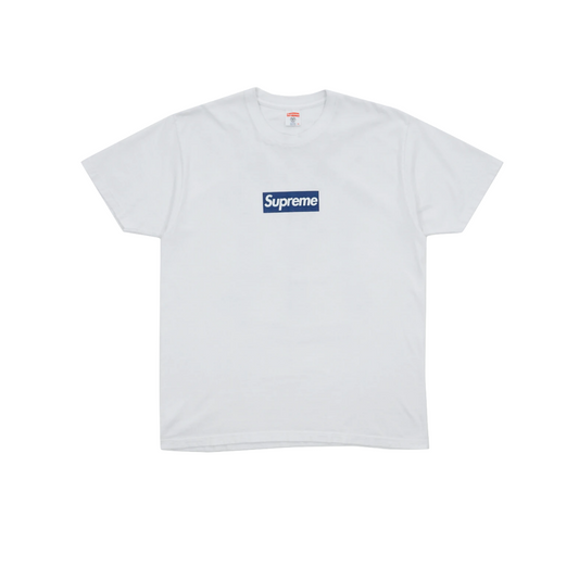 T-shirt Supreme New York Yankees Box Logo - Blanc