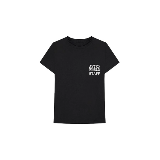 T-shirt Travis Scott Astroworld Staff - Noir 