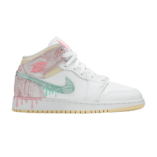 Jordan 1 Mid Paint Drip (GS)