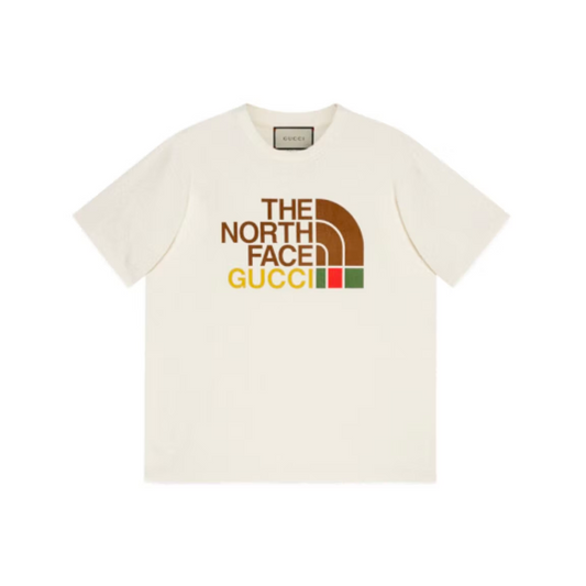 Gucci x The North Face T-shirt en coton Beige 