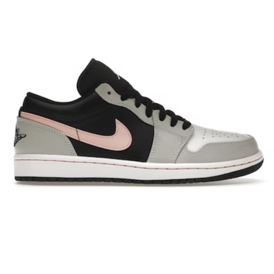 Jordan 1 Low Black Grey Pink