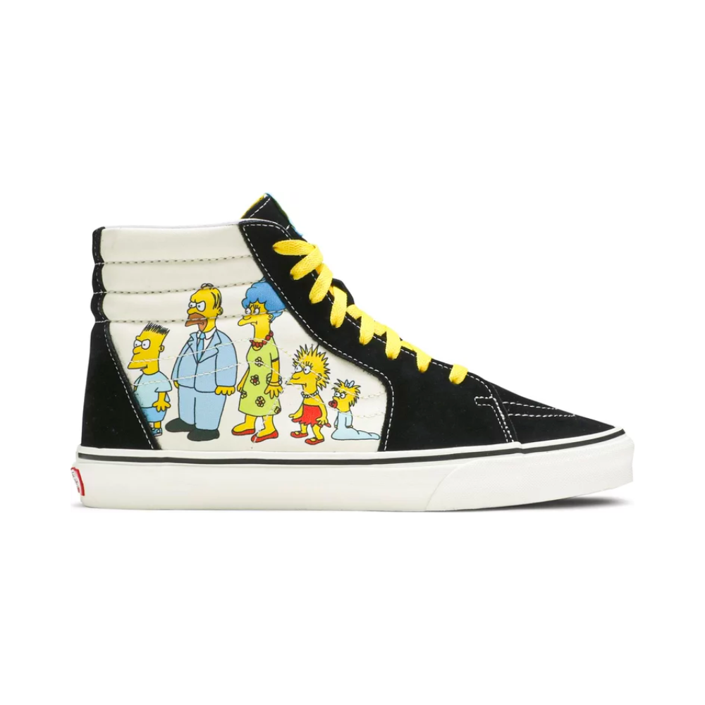 US 10.5 - Vans Sk8-Hi Portrait de famille des Simpson