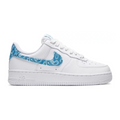 Nike Air Force 1 Low '07 Essential Blanc Porté Bleu Paisley (W)