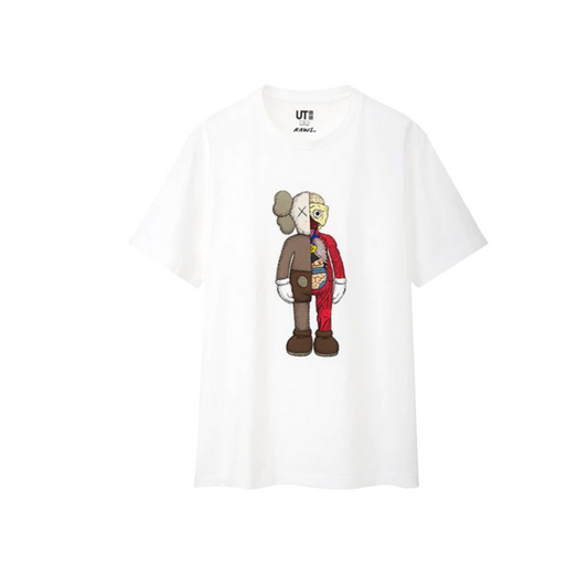 KAWS x Uniqlo Flayed Tee - White