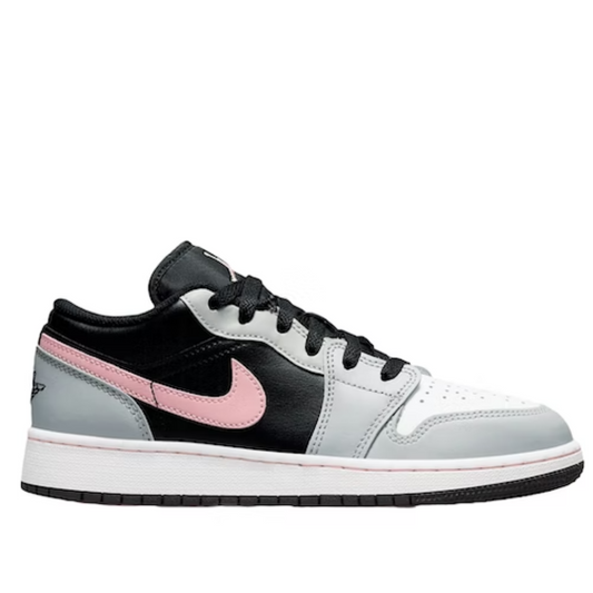 Jordan 1 Low Black Grey Pink (GS)